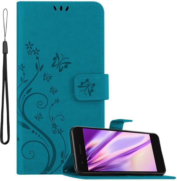 Produktbild Cadorabo Flower Book Cover (LG K8 2018, Huawei Y9 (2018))