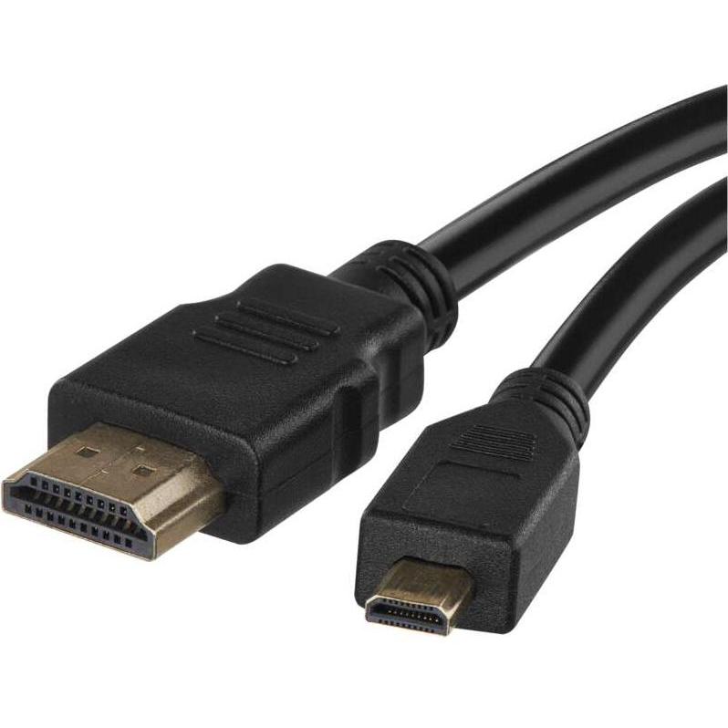 Emos High Speed HDMI Kabel 2.0 A Stecker – D Stecker 1,5m (1.50 m, HDMI), Video Kabel