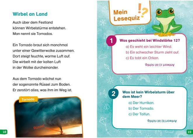 Produktbild Tessloff WAS IST WAS Erstes Lesen easy! Band 16. Wie wird das Wetter? (Deutsch, Jennifer Wunderwald, Sonja Meierjürgen, 2024)