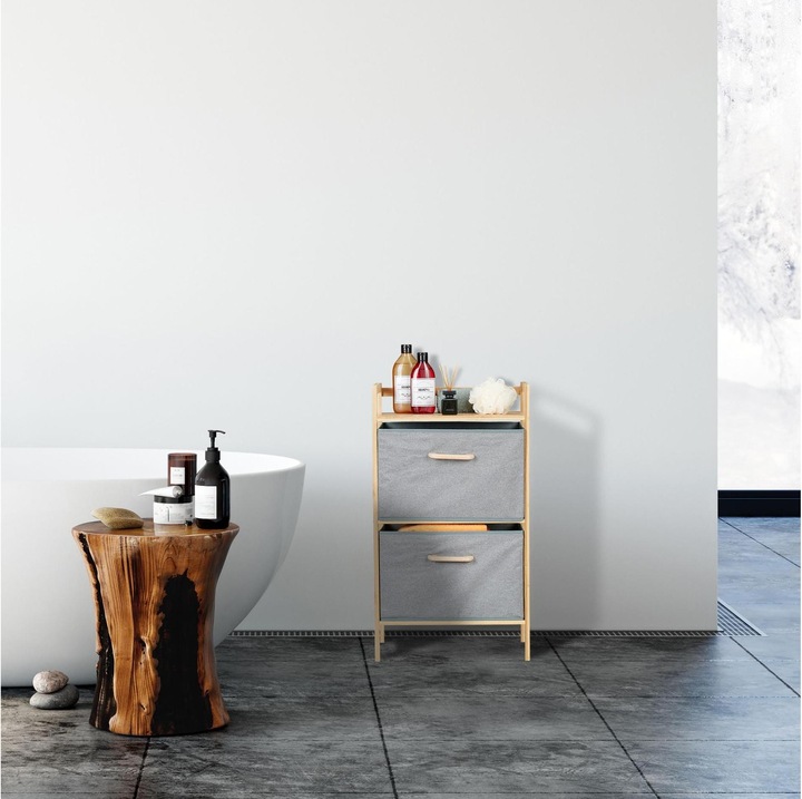 Actual product image Relaxdays Bathroom shelf (43 x 27 x 76 cm)