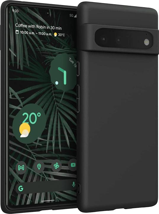 Produktbild mobileup Silikon Case Google Pixel 6 Pro - Black (Google Pixel 6 Pro)