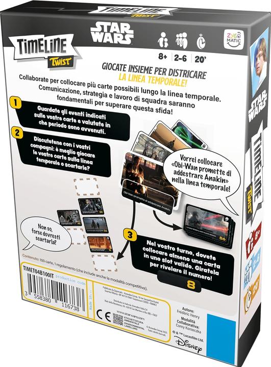 Image du produit Asmodée Timeline Twist - Star Wars : Ed. Italiana (Italien)
