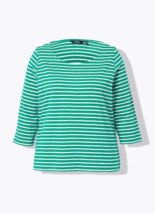 Produktbild Ulla Popken Ringelshirt, Classic, Rundhals, 3/4-Arm (68)