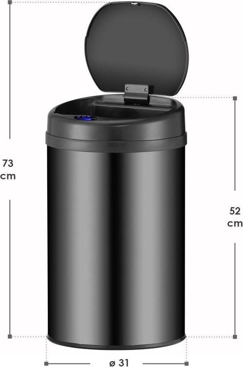 Produktbild Juskys Automatischer Mülleimer mit Sensor (30 l)