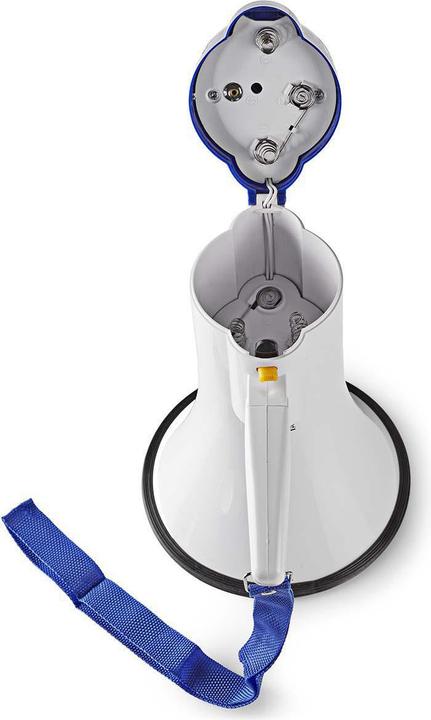 Produktbild Nedis Megaphon | Maximale Reichweite: 250 m | max. Lautstärke-Regler: 115 dB | Eingebautes Mikrofon (Megaphon)
