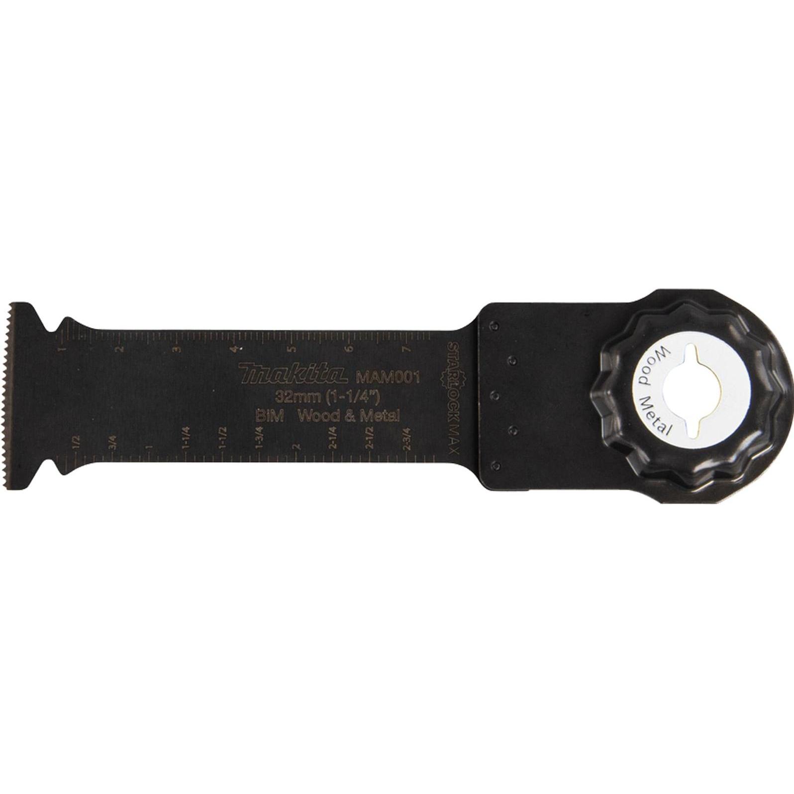 Makita, Lama, Lama da taglio a tuffo MAM001 32x80mm 5 pezzi Starlock Max Multitool B-66400-5