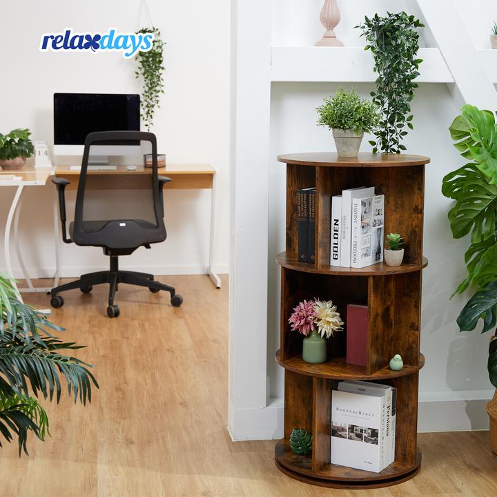 Actual product image Relaxdays Bookshelf (50 x 50 x 104 cm)