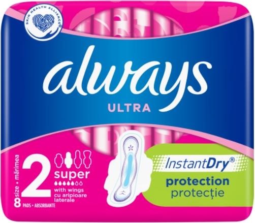 Always Ultra Super (8 x, Damenbinden)