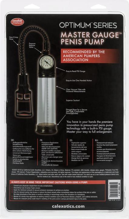 Produktbild CalExotics Master Gauge Penis Pump