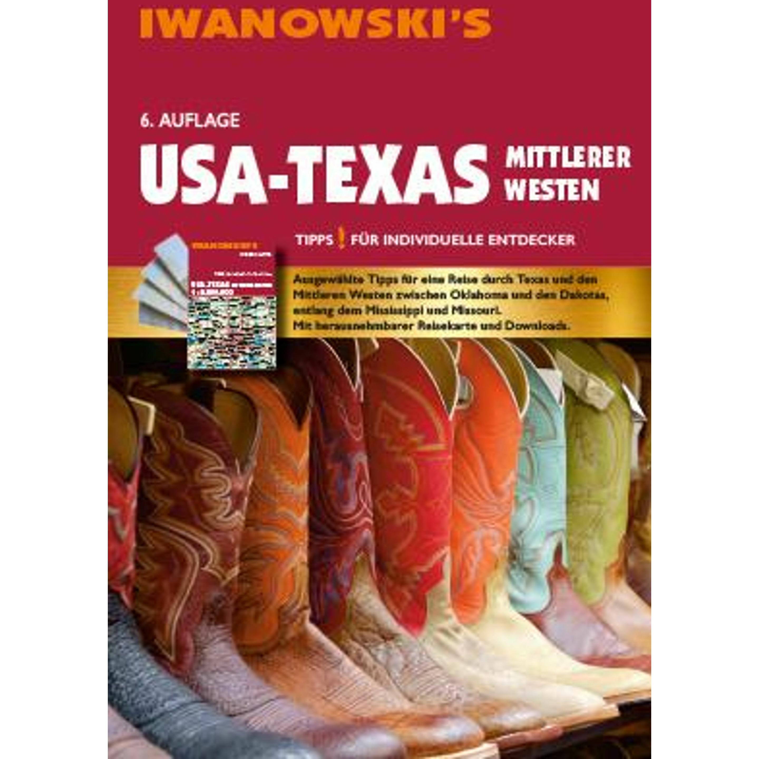 Thumbnail - USA-Texas & Mittlerer Westen - Reiseführer von, Ratgeber von Dr. Margit Brinke, Dr. Peter Kränzle