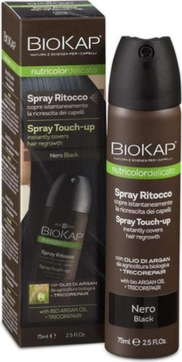 Bios Line BioKap Nutricolor Spray Touch-Up 75ml Black