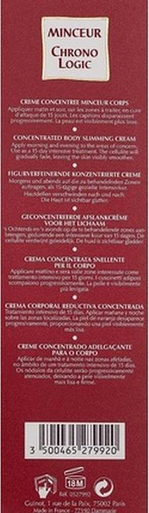 Immagine prodotto Guinot Minceur Chrono Logic Crema Corpo Concentrata Snellente 125ml (Crema corpo, 125 ml)