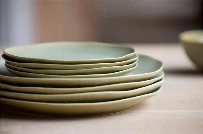 Produktbild Villa Collection Speiseteller Shoku Ø 27 cm, 6 Stück, Grün (6 x, 27 cm)