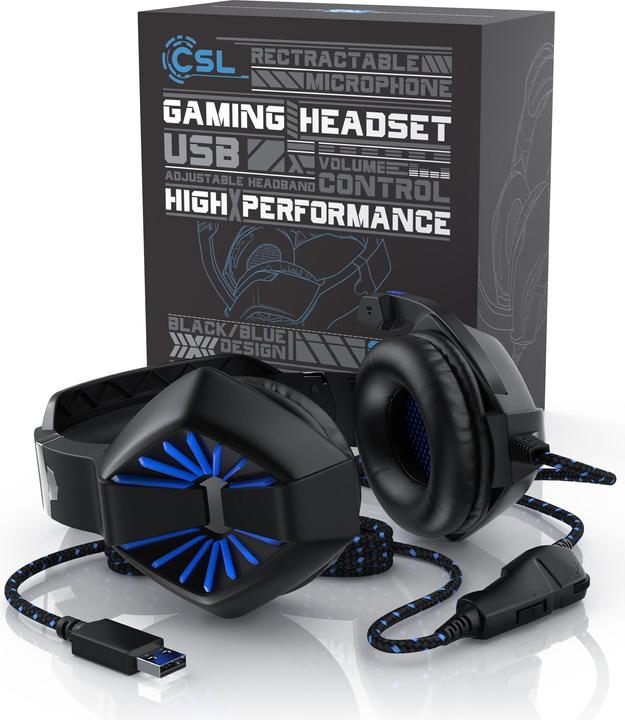Actual product image CSL USB Gaming Headset (Cable)