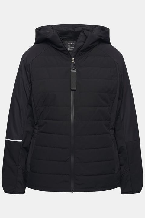 Actual product image Ulla Popken HYPRAR waterproof stretch functional hybrid jacket (46, 48)