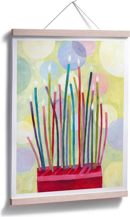 Actual product image Trenddeko Blanz - birthday candles (60 x 80 cm)