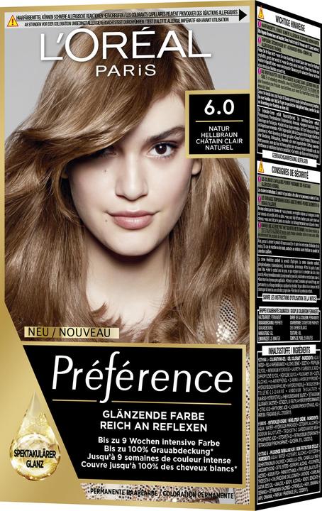 Actual product image L'Oréal Paris Preference Core (Châtain clair naturel, 6 Natural light brown)