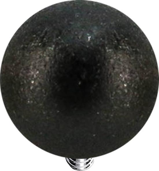 Image du produit Star Piercing Dermal Anchor Boule noire mouchetée (sans laiton, Acier chirurgical 316L)