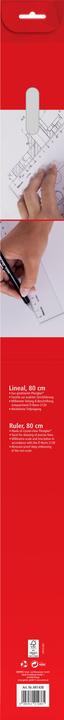 Productafbeelding Aristo Liniaal 80cm acryl kristalhelder (80 cm)