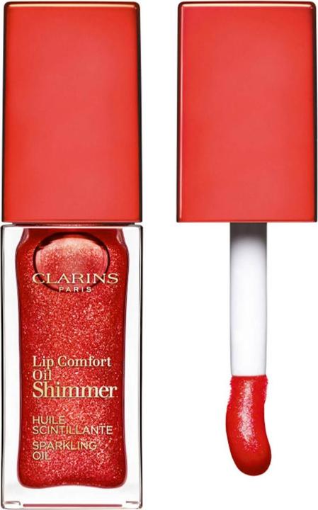 Immagine prodotto Clarins Olio per il comfort delle labbra - Shimmer Red Hot 07 (07 Rosso fuoco)