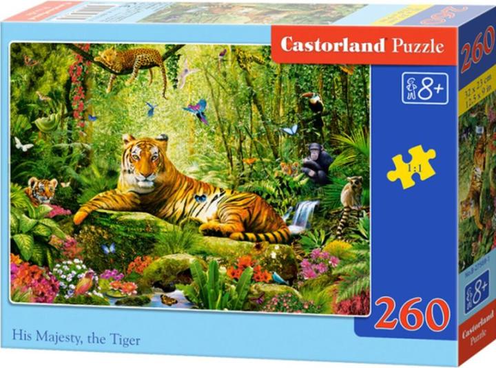 Produktbild Castorland Puzzle 260 Pezzi - His Majesty, the Tiger (260 Teile)