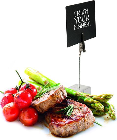 Actual product image Securit CLAMP holder for chalkboard signs, acrylic