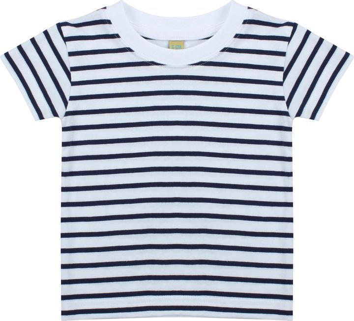 Produktbild Larkwood Baby Kurzarm Streifen Tshirt (86)
