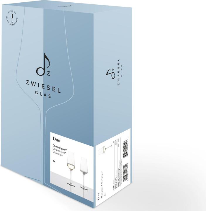 Produktbild Zwiesel Champagnerglas Duo 77 2 Stück (378 cl, 2 Gläser, Sektgläser)