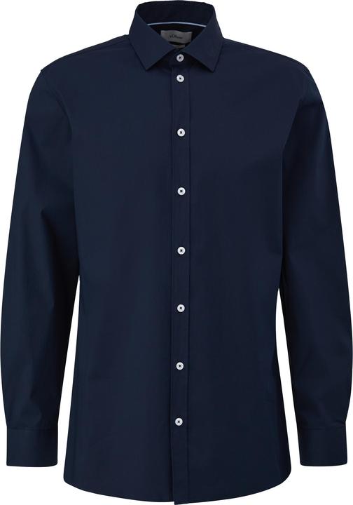 Immagine prodotto s.Oliver Hemd Elastisches Anzughemd mit Webstruktur (40)