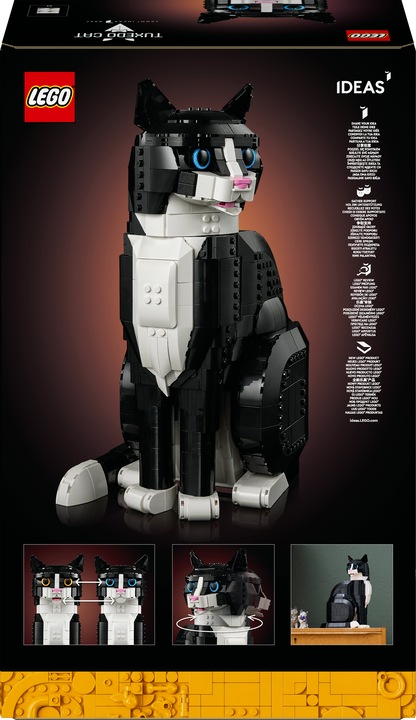 Produktbild LEGO Schwarz-weisse Katze (21349, LEGO Ideas, LEGO Seltene Sets)