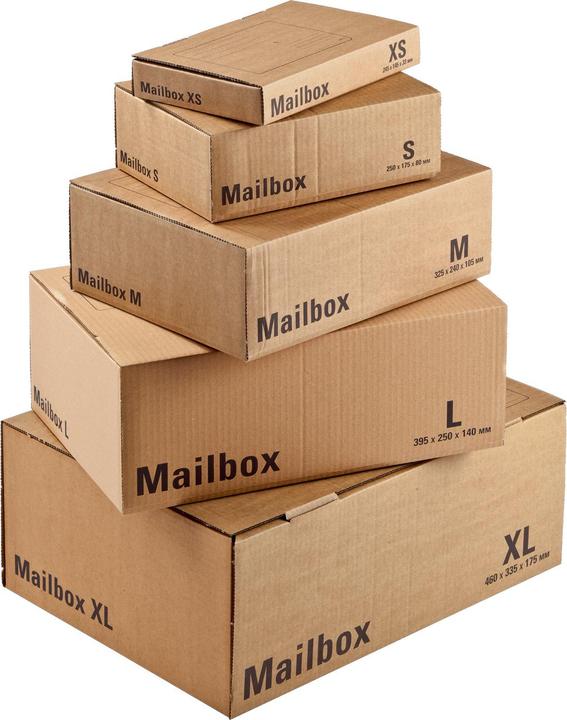 Produktbild Colompac Versandkarton Mailbox Typbezeichnung: XL Innenmasse: 46 x 17,5 x 33,5 cm (B x H x (46.5 x 19.5 x 35 cm, 1 x)