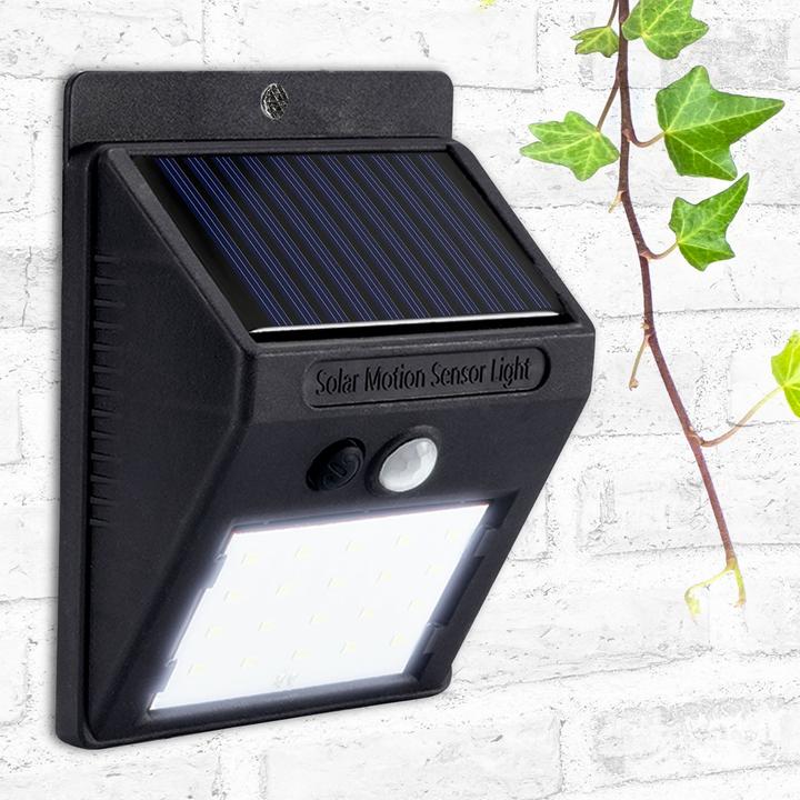 Image du produit Casativo 2er-Set Solar-LED-Wandleuchte mit Bewegungsmelder, 20 SMD LEDs (480 lm, IP44)