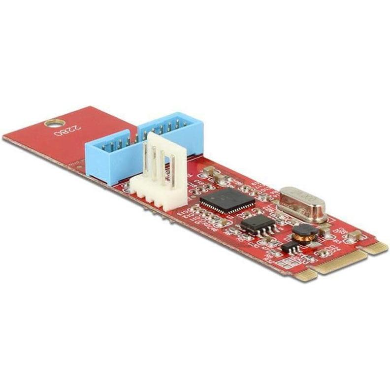 Thumbnail - Delock M.2 zu 1x USB3.0 Pfostenstecker, SSD + Festplatte Zubehör