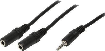 Image du produit LogiLink CA Câble de connexion (0.20 m, Câble AUX)
