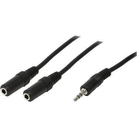 LogiLink CA Anschlusskabel (0.20 m, 3.5mm Klinke (AUX)), Audio Kabel