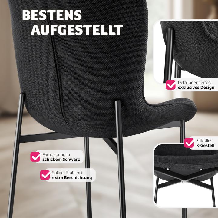 Immagine prodotto tectake Polsterstuhl Tessa