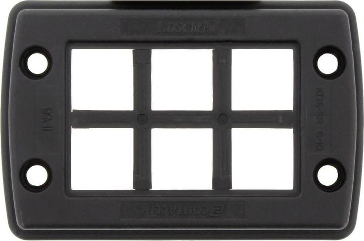 Produktbild Conta-Clip KDS-Set 6/10 BK Kabeldurchführung Polyamid 6.6 Schwarz 1 St. (Kabeldurchlass, 10.60 cm)