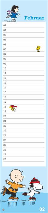 Image du produit Calendrier d'anniversaire Peanuts (11 x 49 cm, Couverture rigide, Allemand)