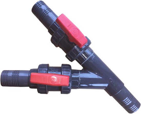 Actual product image KobrePond PVC-U T-45° manifold