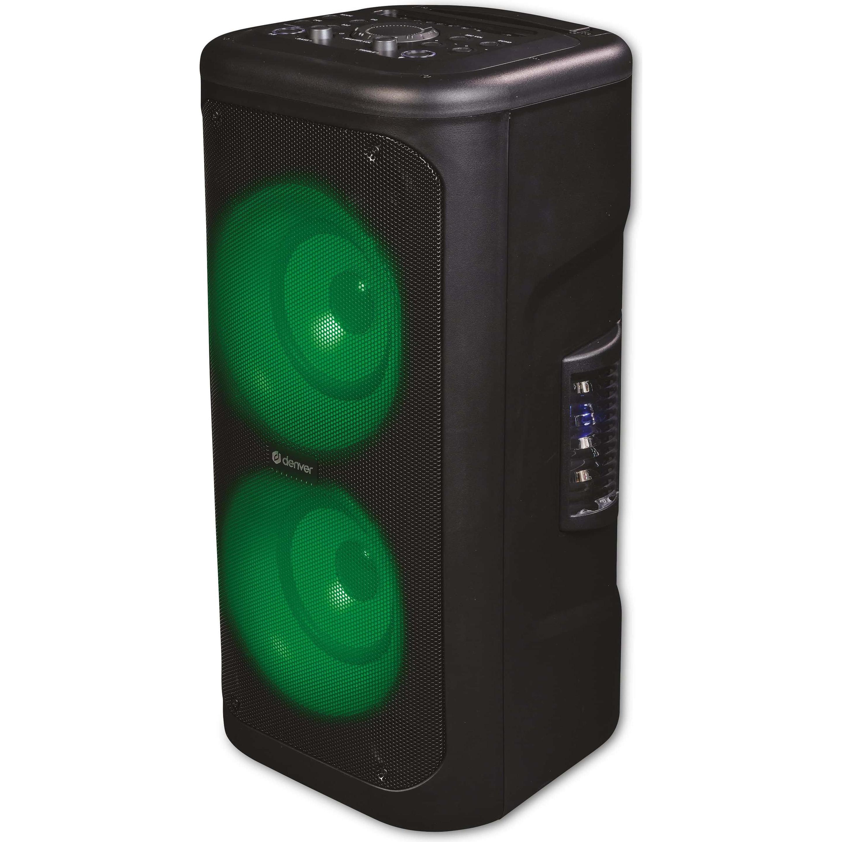 Denver TSP-353 (2 h, Akkubetrieb), Bluetooth Lautsprecher, Schwarz