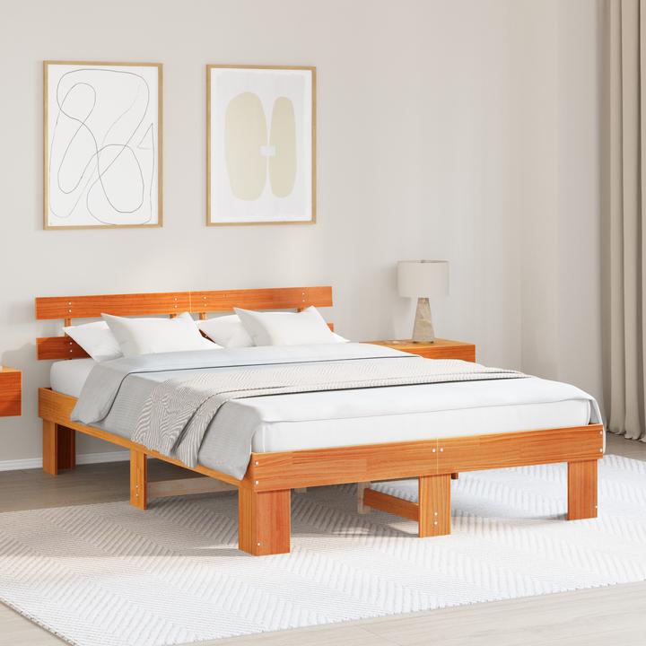 Actual product image vidaXL Bettrahmen (140 x 200 cm)