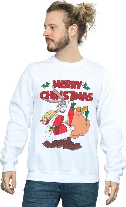 Immagine prodotto Looney Tunes Santa Bugs Bunny Felpa Uomo (4XL)