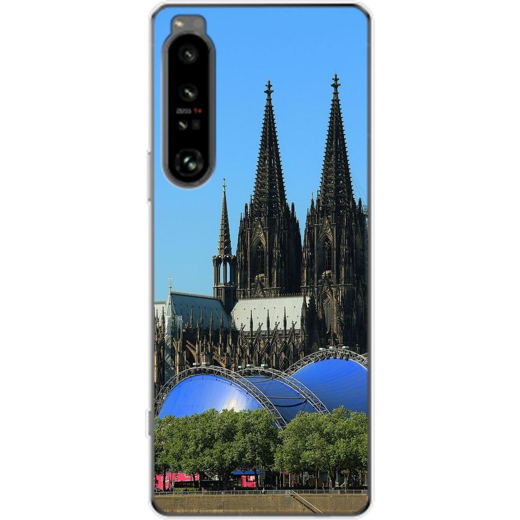 König Design Hülle Handy Schutz für Sony Xperia 1 IV Case Cover Tasche Bumper Etuis TPU Neu (Sony Xperia 1 IV), Smartpho...