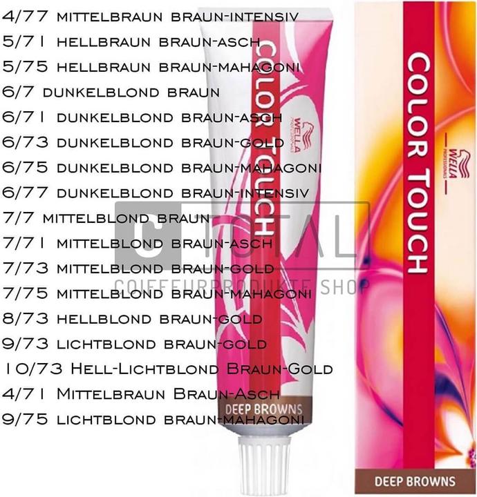 Produktbild Wella Color Touch Deep Browns (6/75 dunkelblond braun-mahagoni)