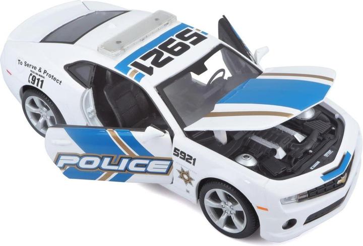 Actual product image Maisto FOOD DIE CAST car model Chevrolet Camaro SS RS Police 2010 1:24, 31208