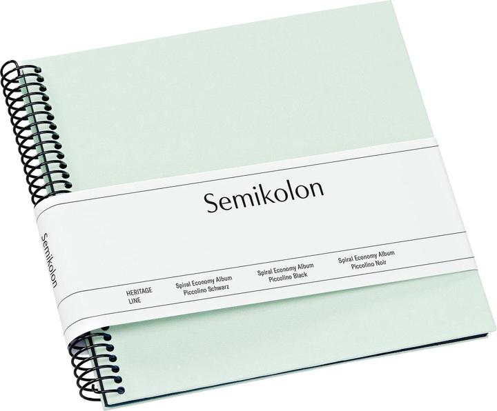 Semikolon Album photo 17 x 17 cm mousse, 20 pages noires (10 x 15 cm, 9 x 13 cm)