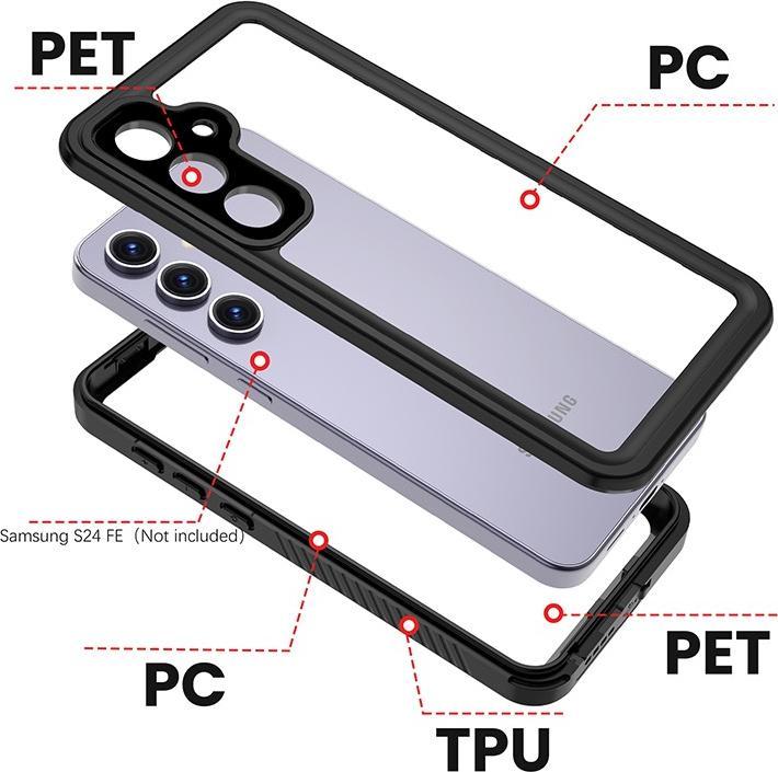 Image du produit Redpepper Samsung Galaxy S24 FE - IP68 FS Series Wasserdichtes Outdoor Case, schwarz (Samsung Galaxy S24 FE)