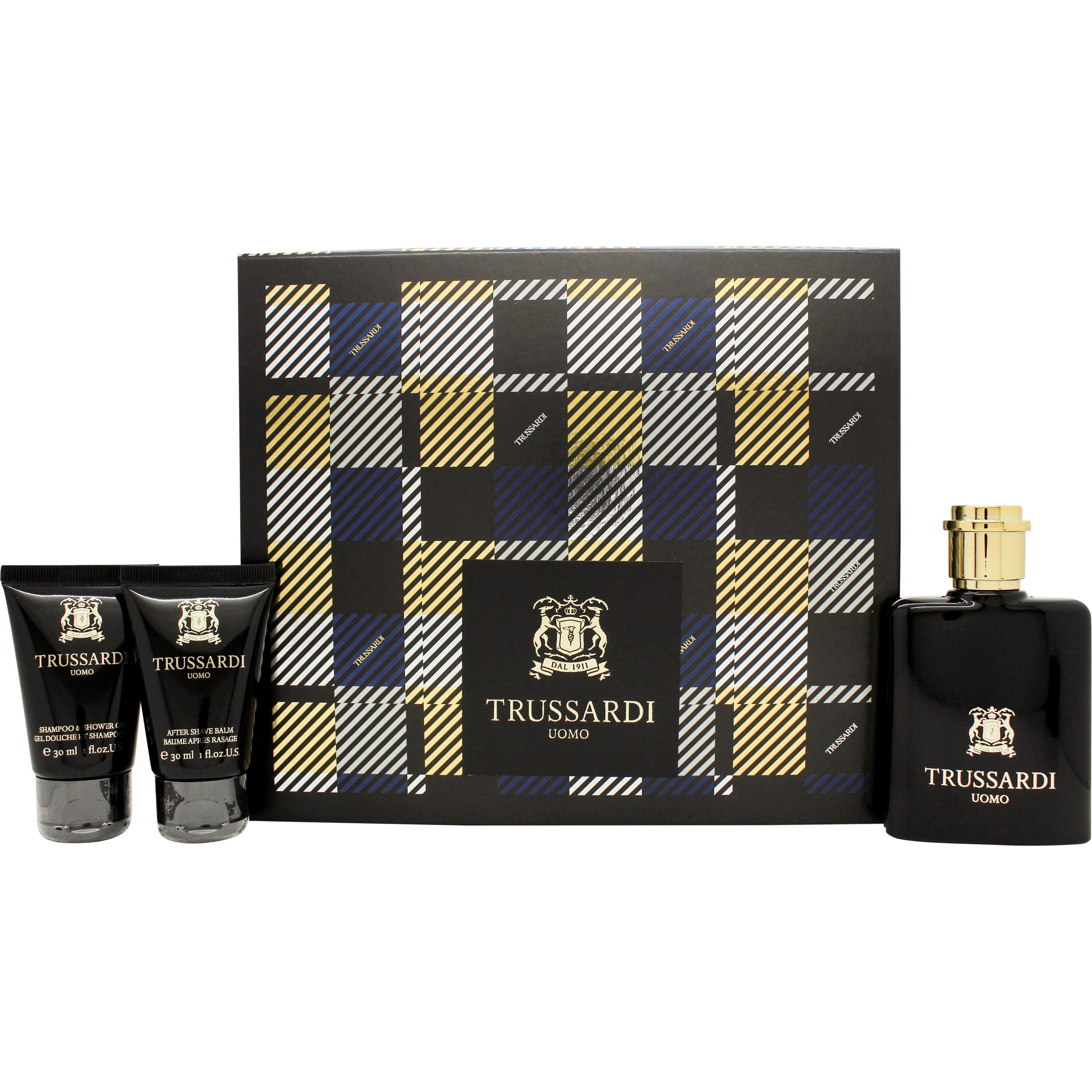 Trussardi, Beauty Geschenkset, Uomo Tweed Weekend EDT 50ml Shower Gel 30ml Aftershave