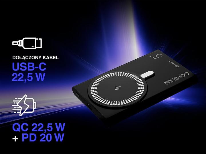 Actual product image Tracer POWERBANK AIRMAG2 5000MAH PD20W+15W MAG (5000 mAh, 20 W, 74 Wh)