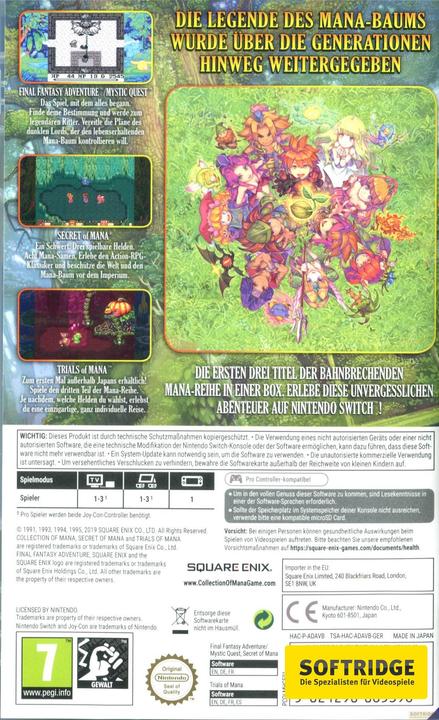 Image du produit Square Enix Collection de mana (Switch, Switch OLED, Switch Lite, Multilingue)